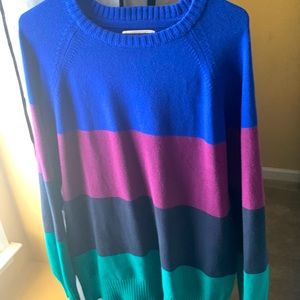 American Eagle Color Block Sweater